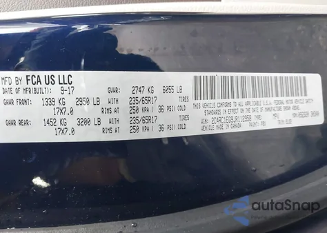 2018 Chrysler Pacifica Touring L Plus from USA, damaged, VIN 2C4RC1EG9JR112958